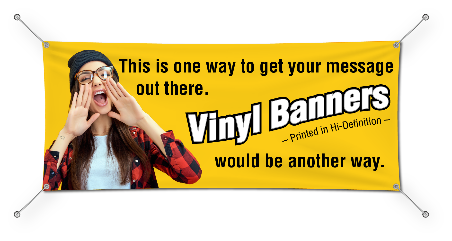 Photo of our Vinyl Banner